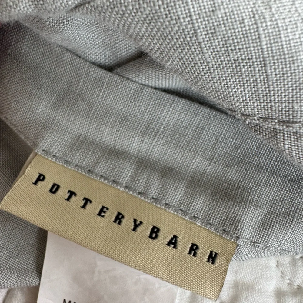 Pottery Barn Linen Euro Sham Sage Green